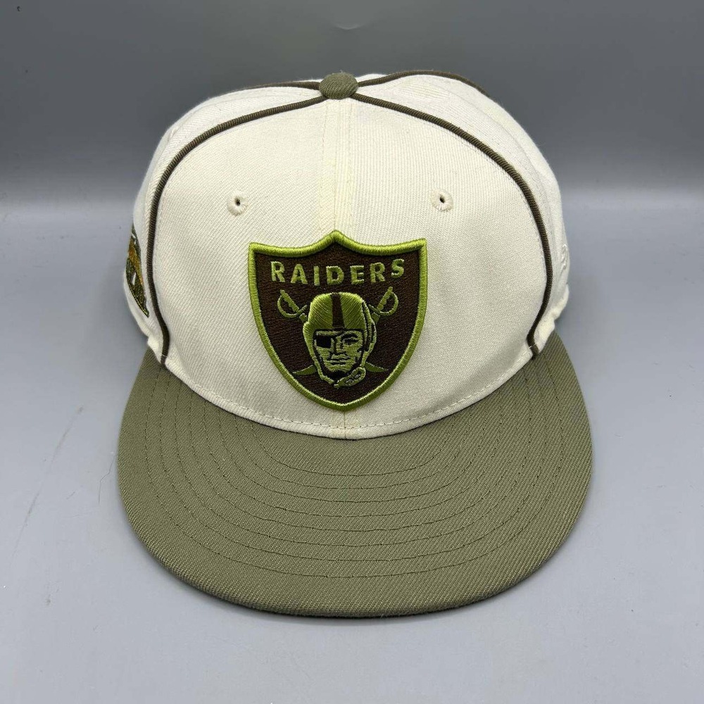 Las Vegas Raiders NFL Super Bowl XVIII Hat Men 7 1/4 59Fifty New Era Fitted Cap